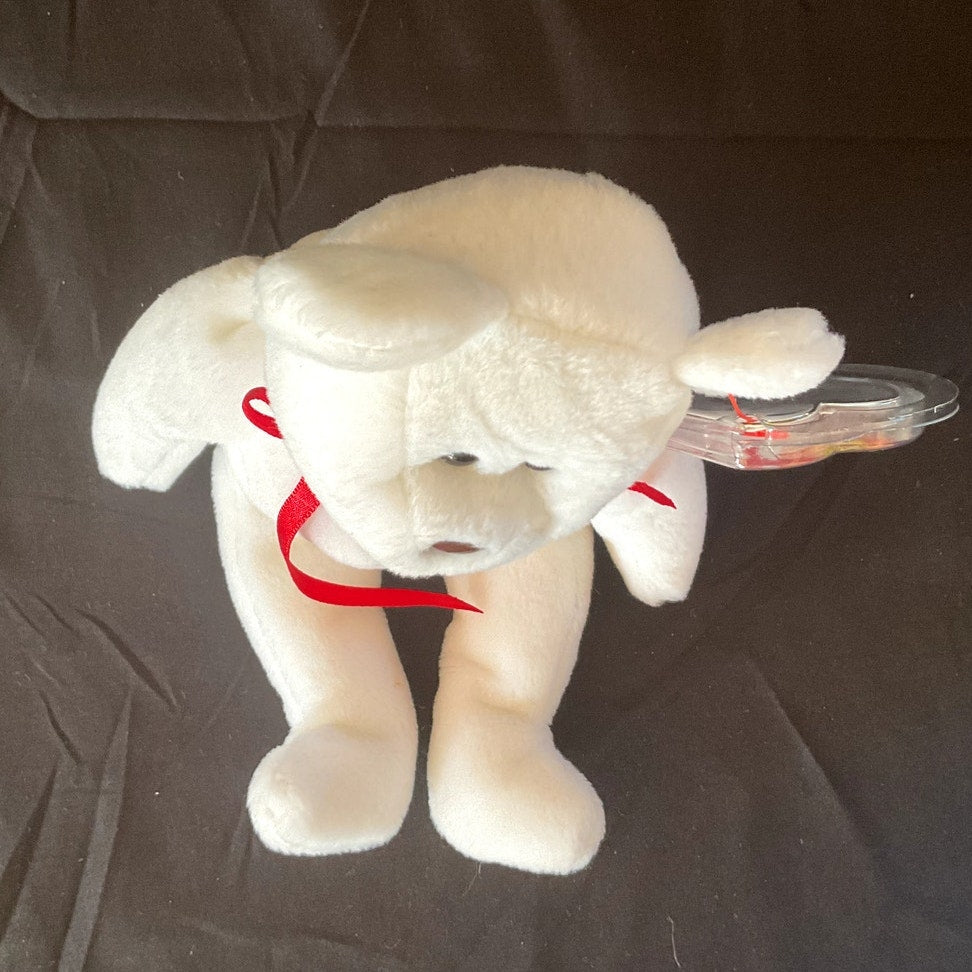 (Rare) Vintage + Collectible TY Beanie Baby - "Valentino," 1994, w Errors