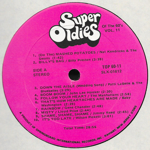 Various : Super Oldies Of The 60's Volume 11 (LP,Compilation)
