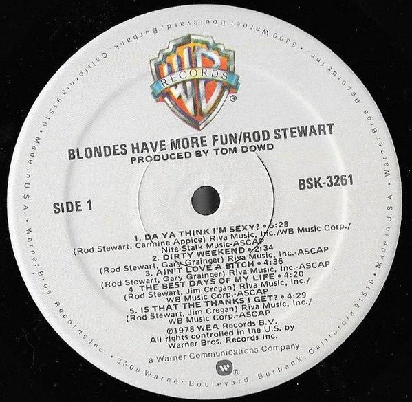 Rod Stewart : Blondes Have More Fun (LP,Album)