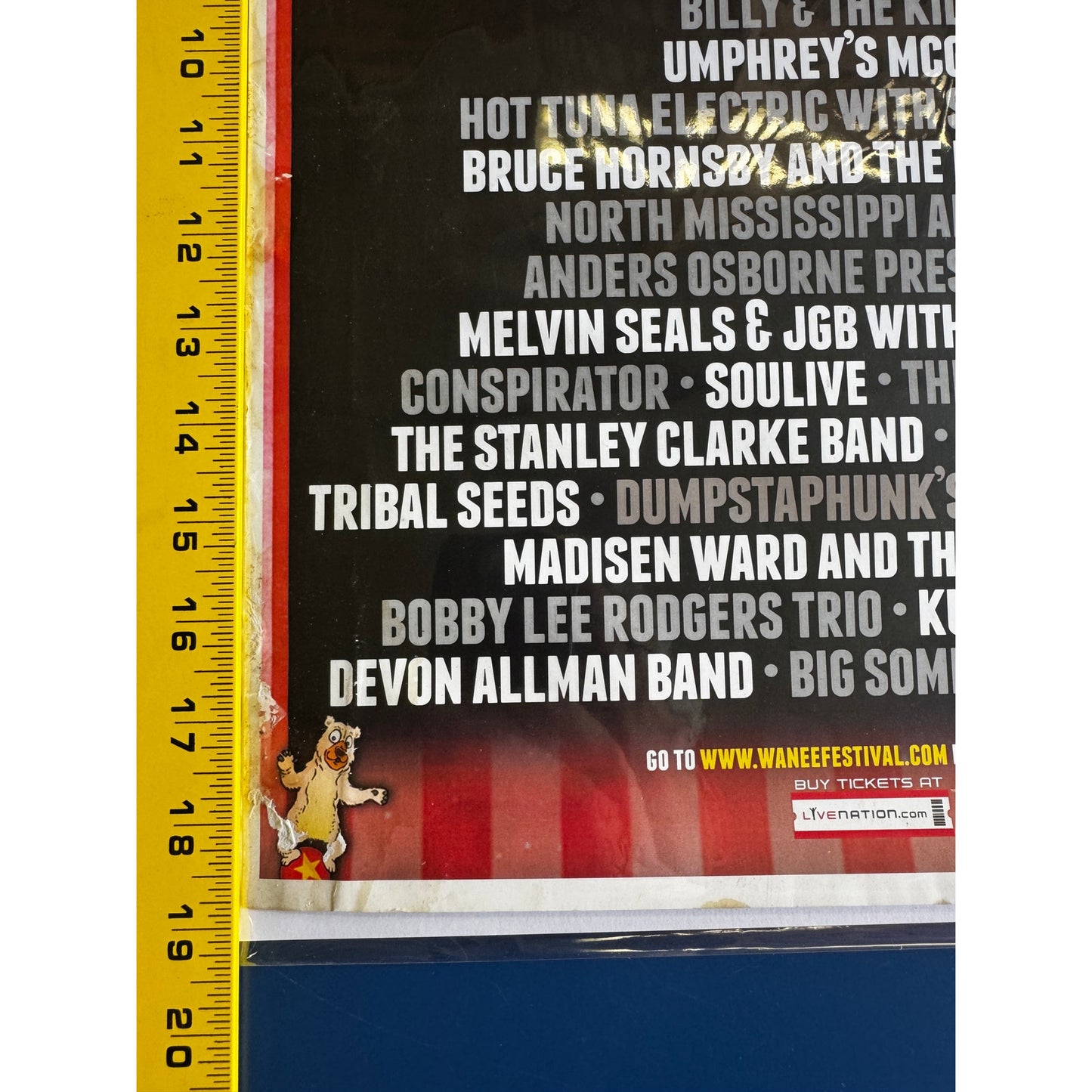 18.75"x13-Wanee Music Festival-Spirit of Suwannee Park-04-14-16-Live Oak-Poster