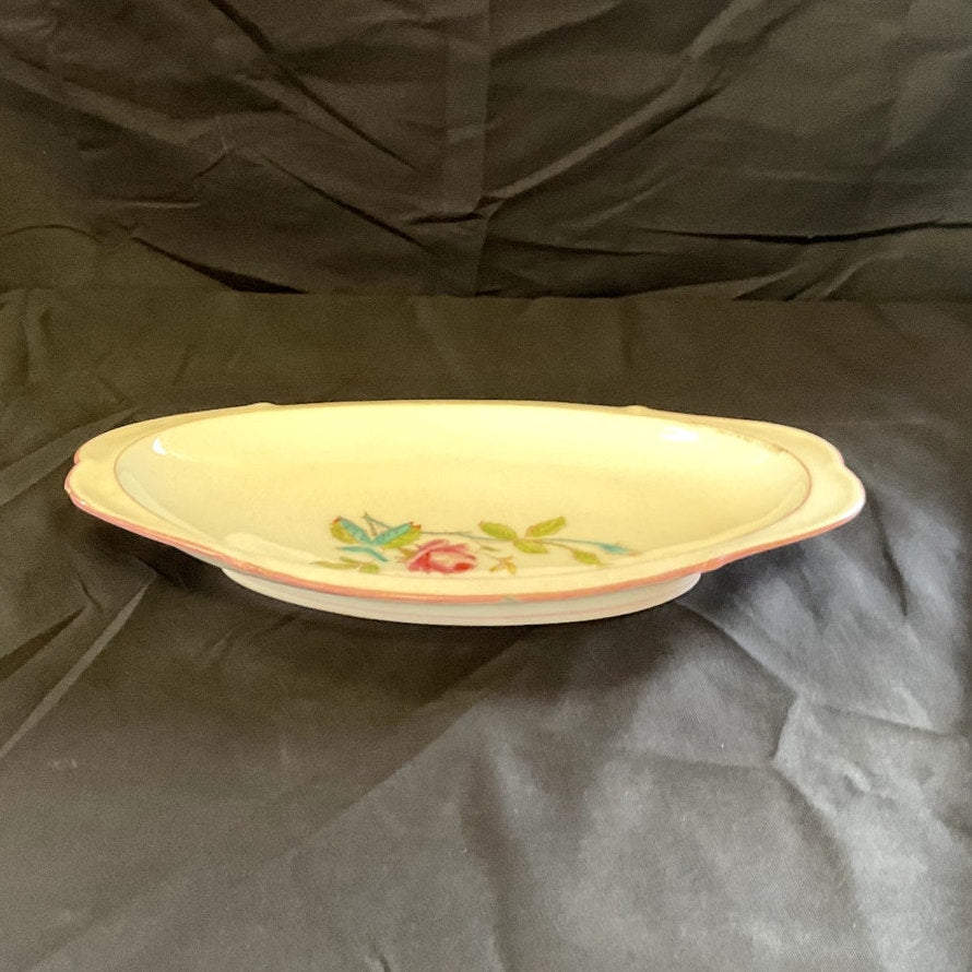 Antique Haviland Limoges Small Oval Serving Platter (Small Chip)