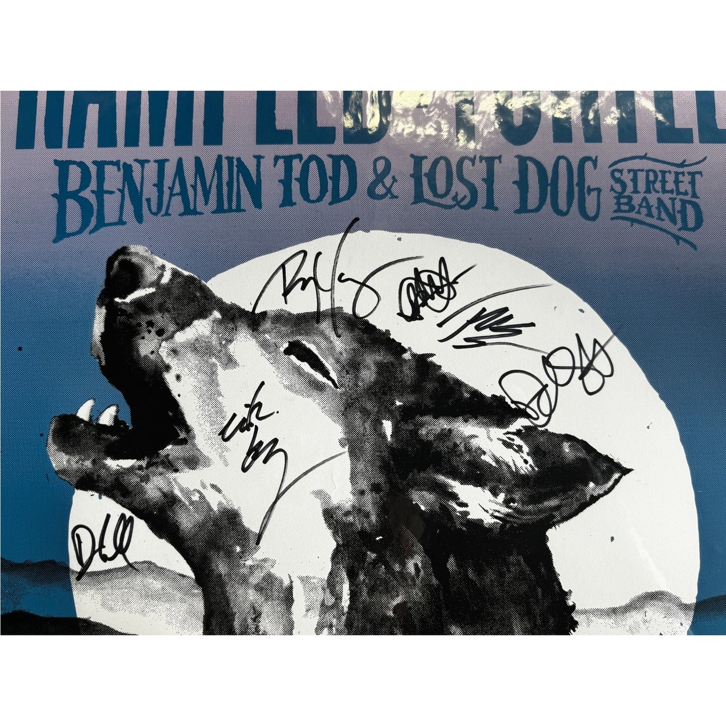 Ben Tod & Trampled by Turtles Tour Poster – Signed – May 29–31, 2024 – 24x18
