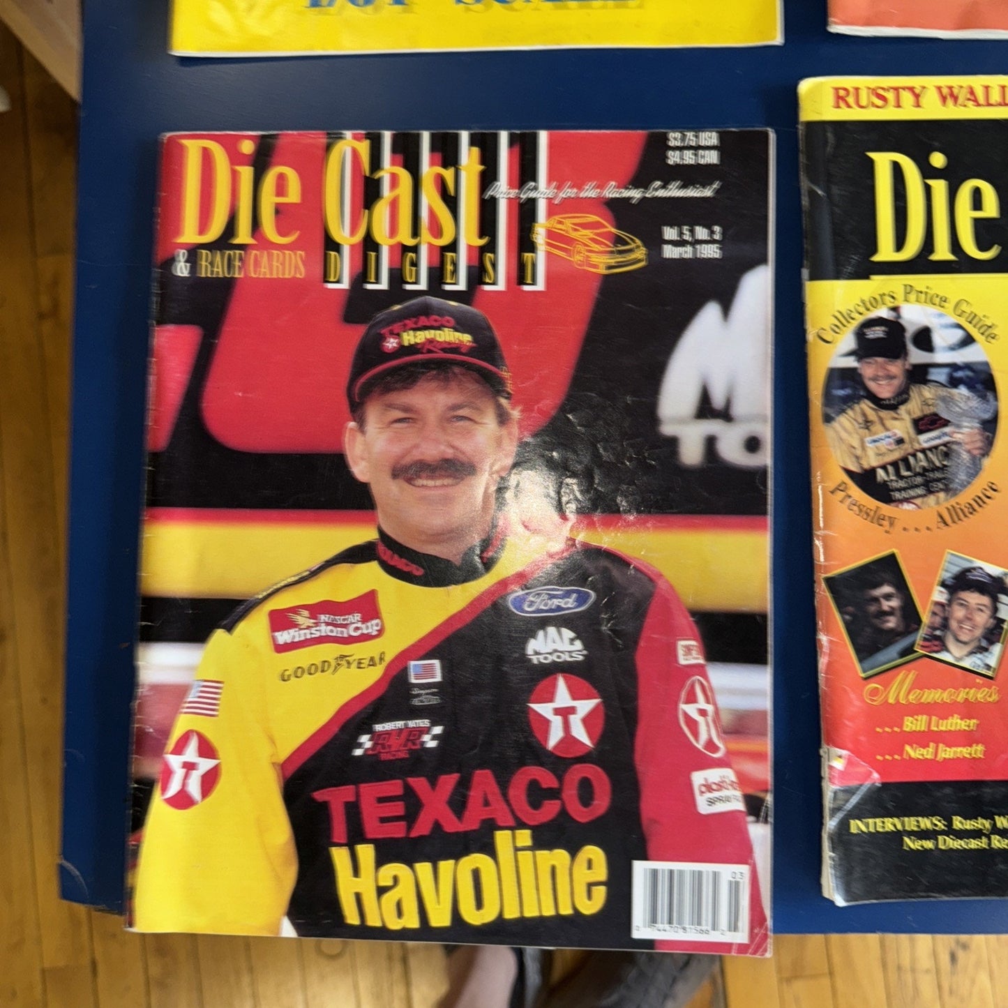 Lot of 8 Die Cast Digest NASCAR Mags Jeff Gordon Labonte Wallace Jarrett