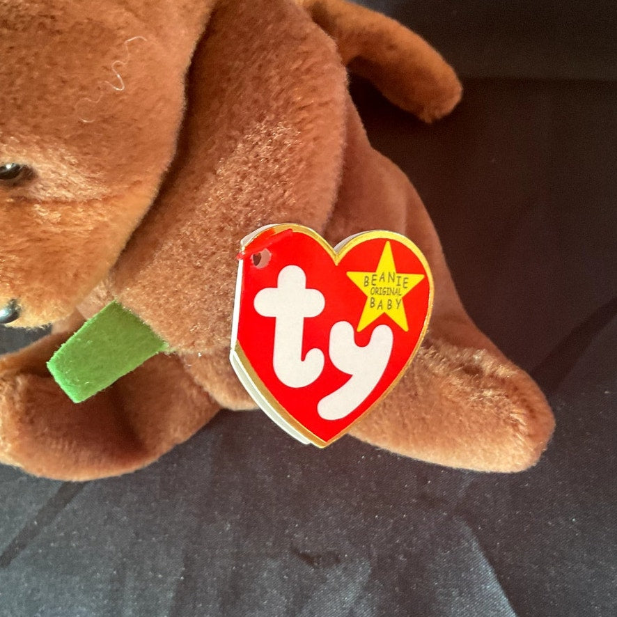 Vintage TY Beanie Baby - "Seaweed," 1996