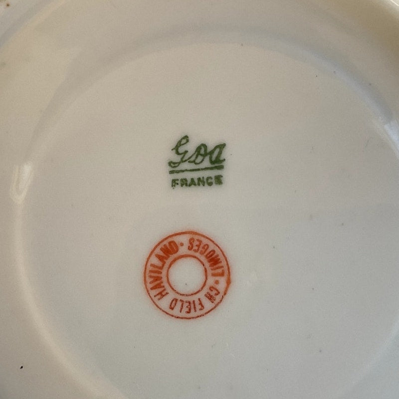 Antique Limoges CH Field Haviland GDA France Saucer