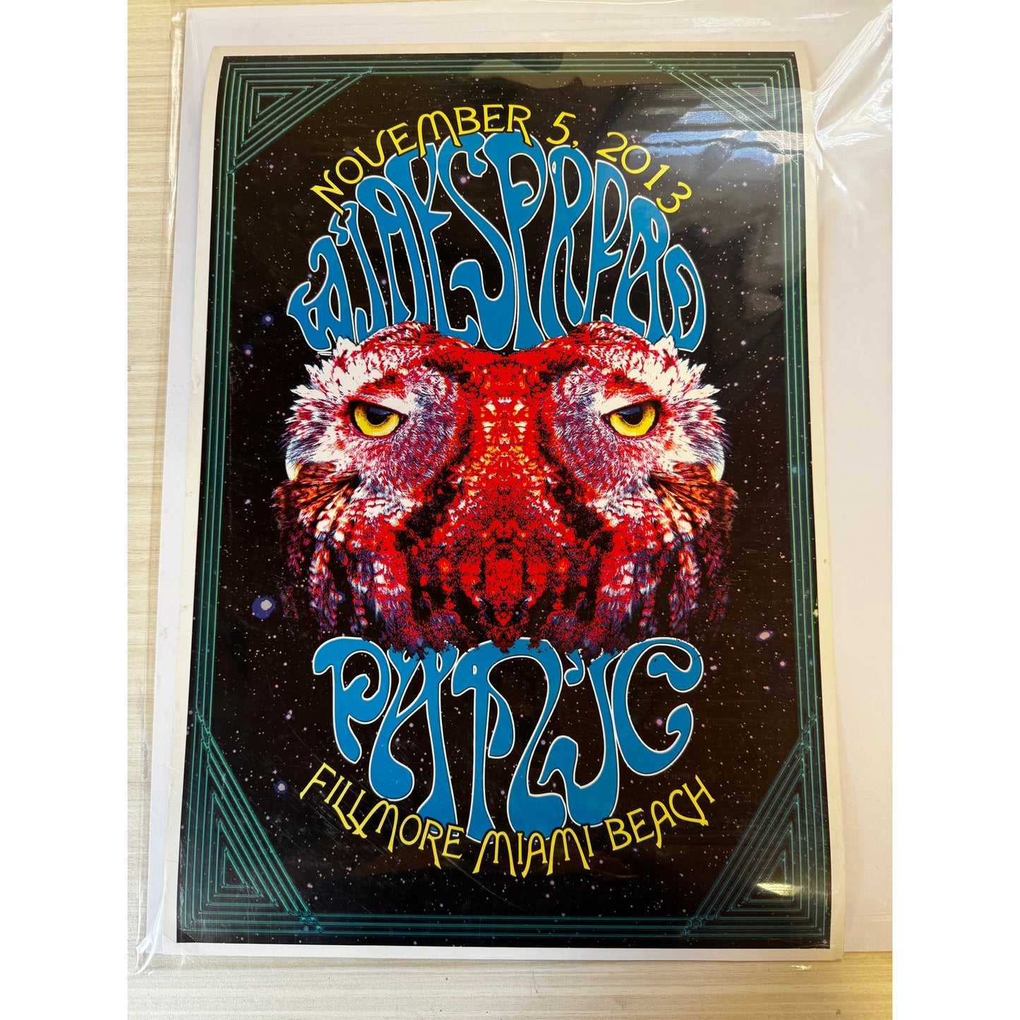 19" x 13"-Widespread Panic-Filmore-11-05-23-Miami -Chuck Sperry-Concert Poster