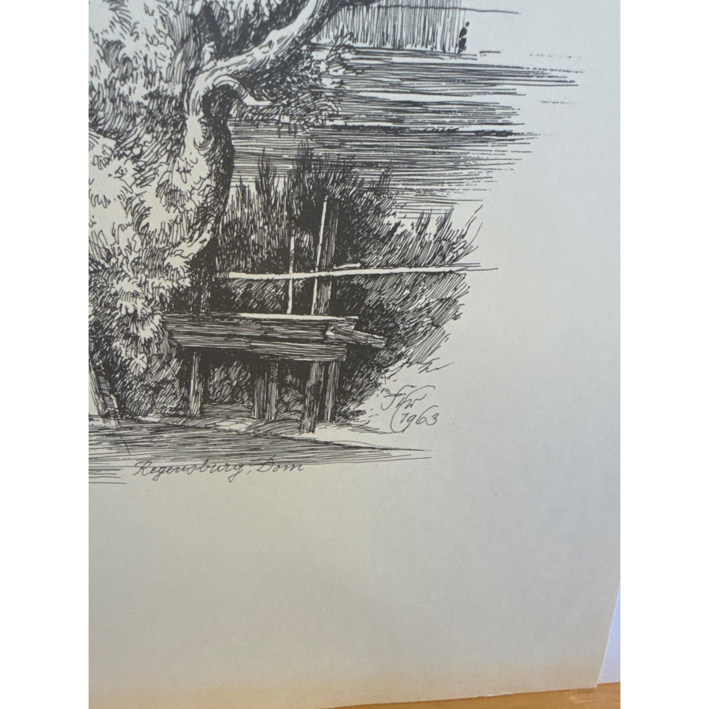 1960s Regensburg Drawings by Franz Emer – Folder II, 11 Signed Prints
