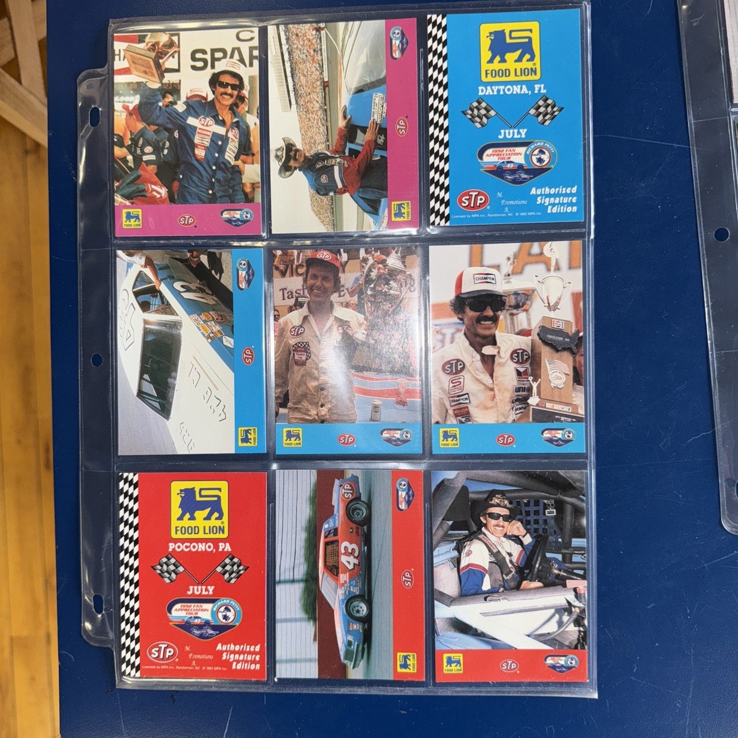 1992 NASCAR Food Lion Richard Petty 116 Card Set in Sleeves RARE Collector