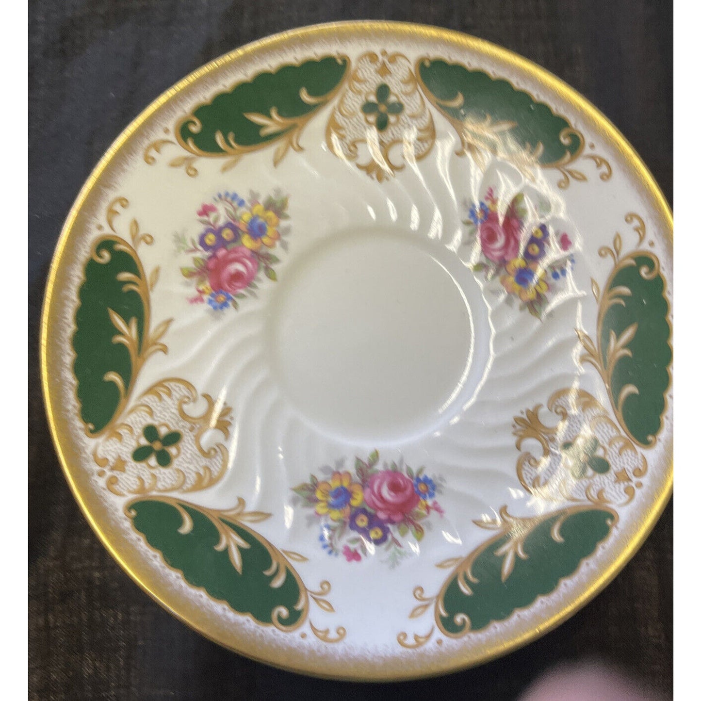 Abbeydale Hand Painted Floral Pattern Coffee Cup and Saucer circa 1960's