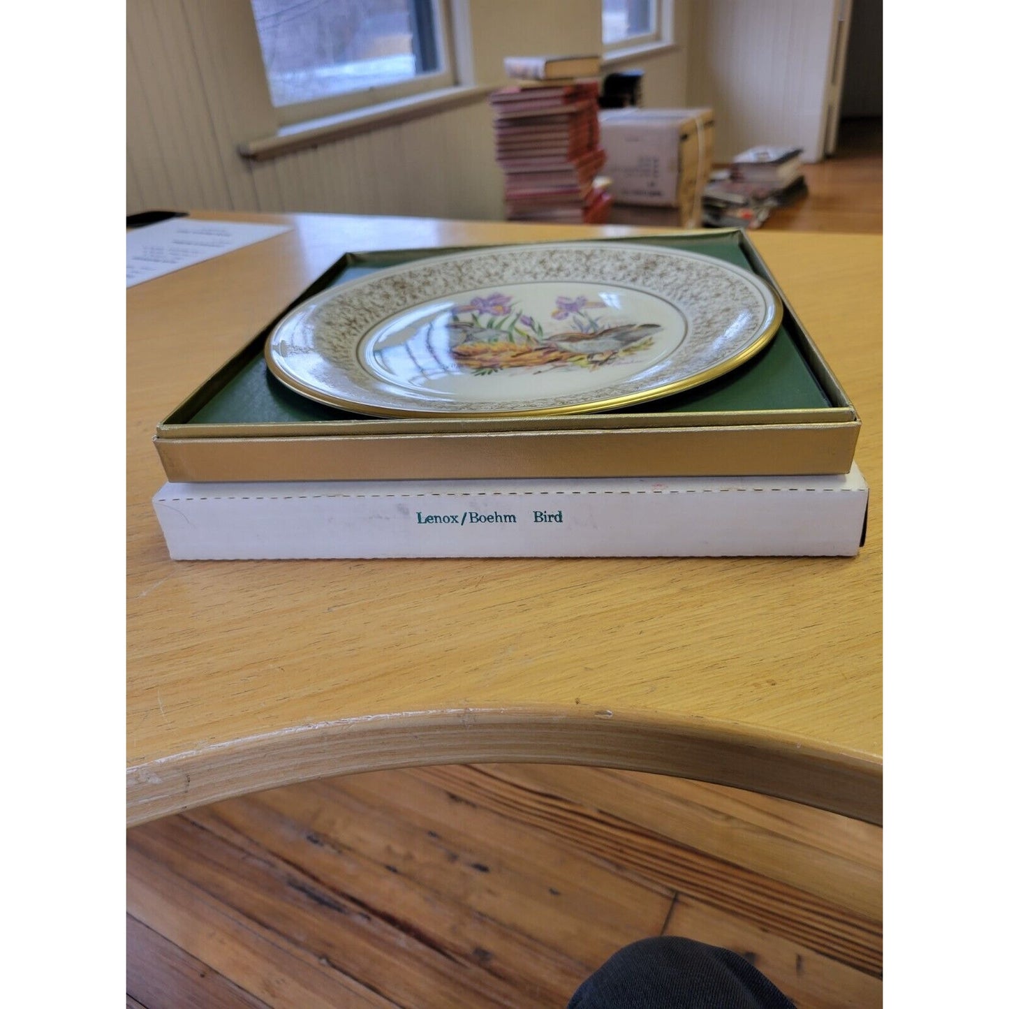 Lenox Boehm Kinglets Bone China Plate