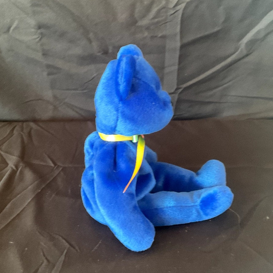 Vintage TY Beanie Baby - "Clubby," 1998, w/ Errors