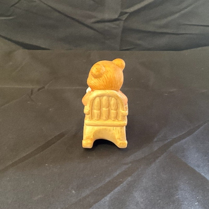 Vintage Homco Mama Rocking Bear Figurine