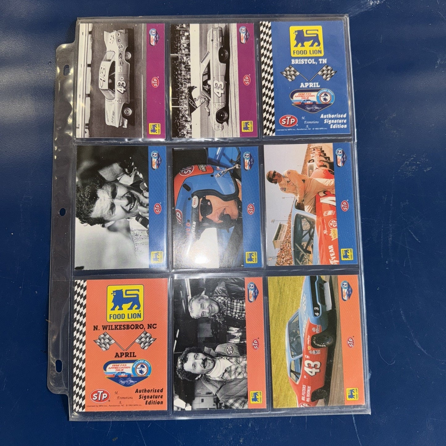 1992 NASCAR Food Lion Richard Petty 116 Card Set in Sleeves RARE Collector