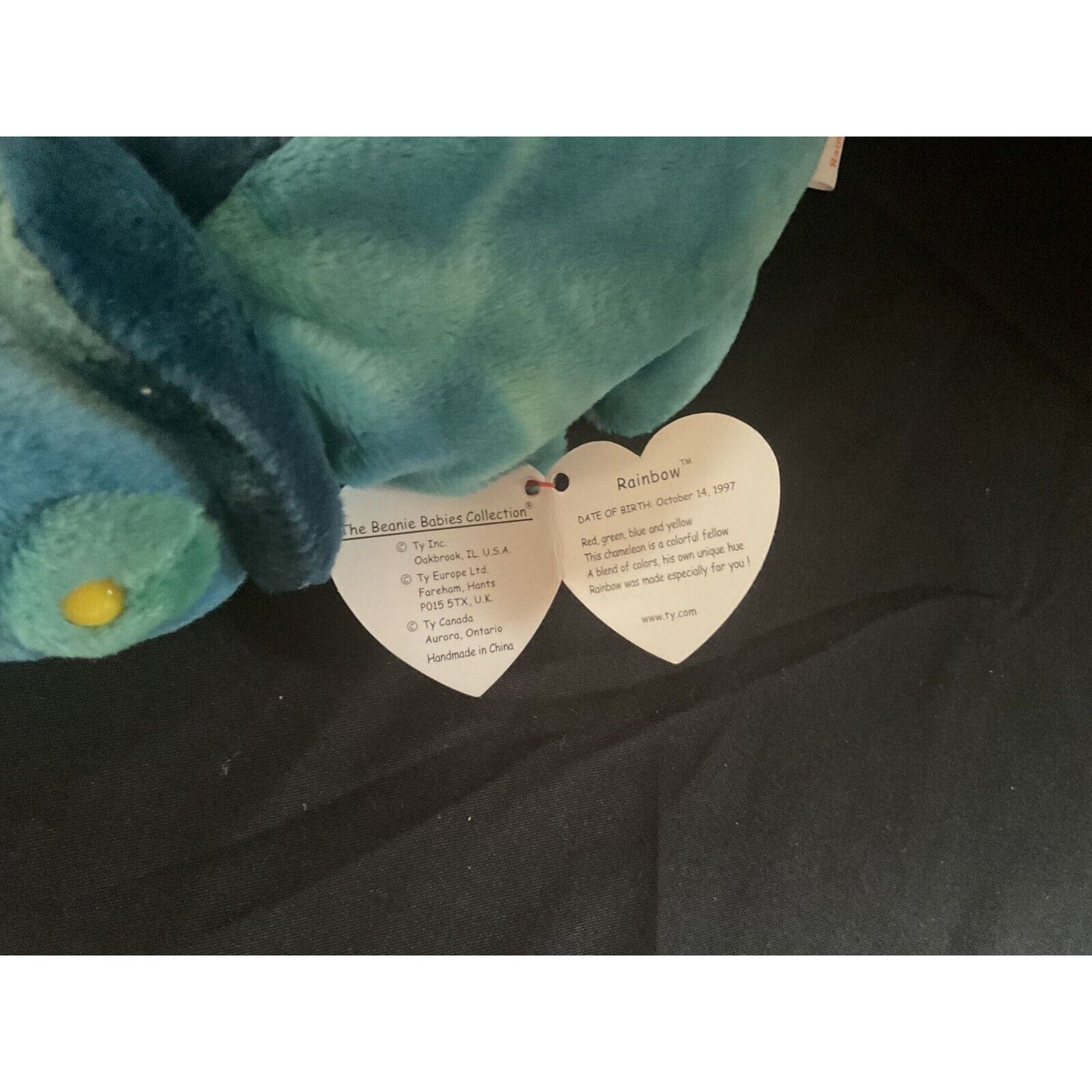 Vintage TY Beanie Baby - "Rainbow," 1997