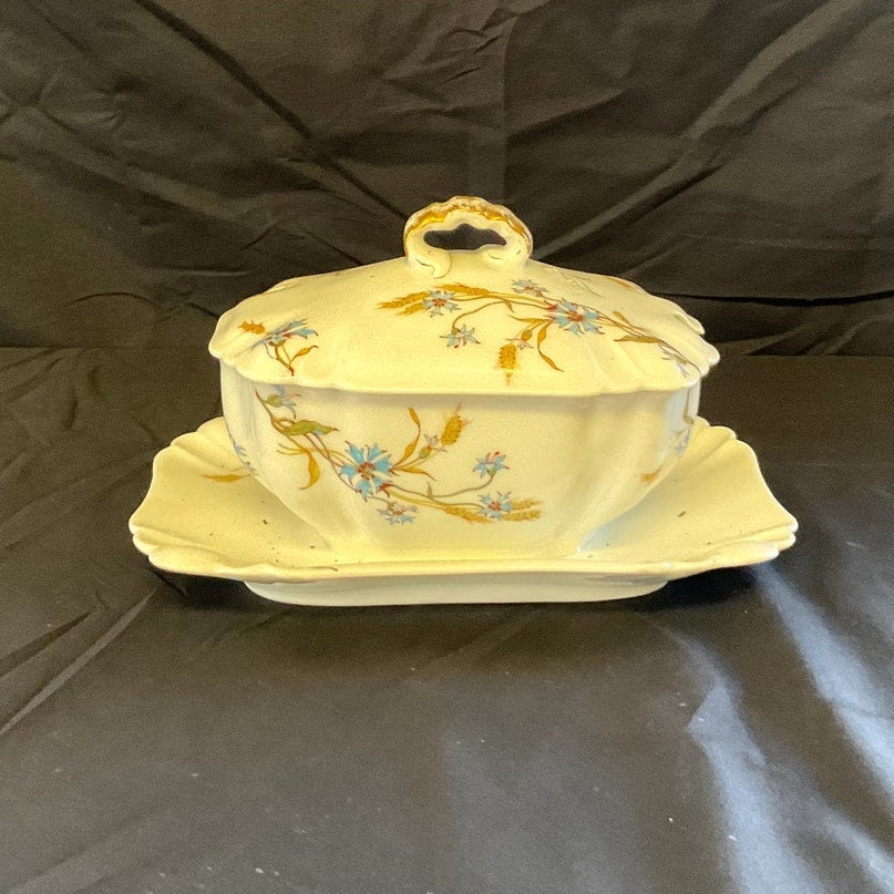 Antique Haviland Limoges Large Covered Serving Dish w/ Lid