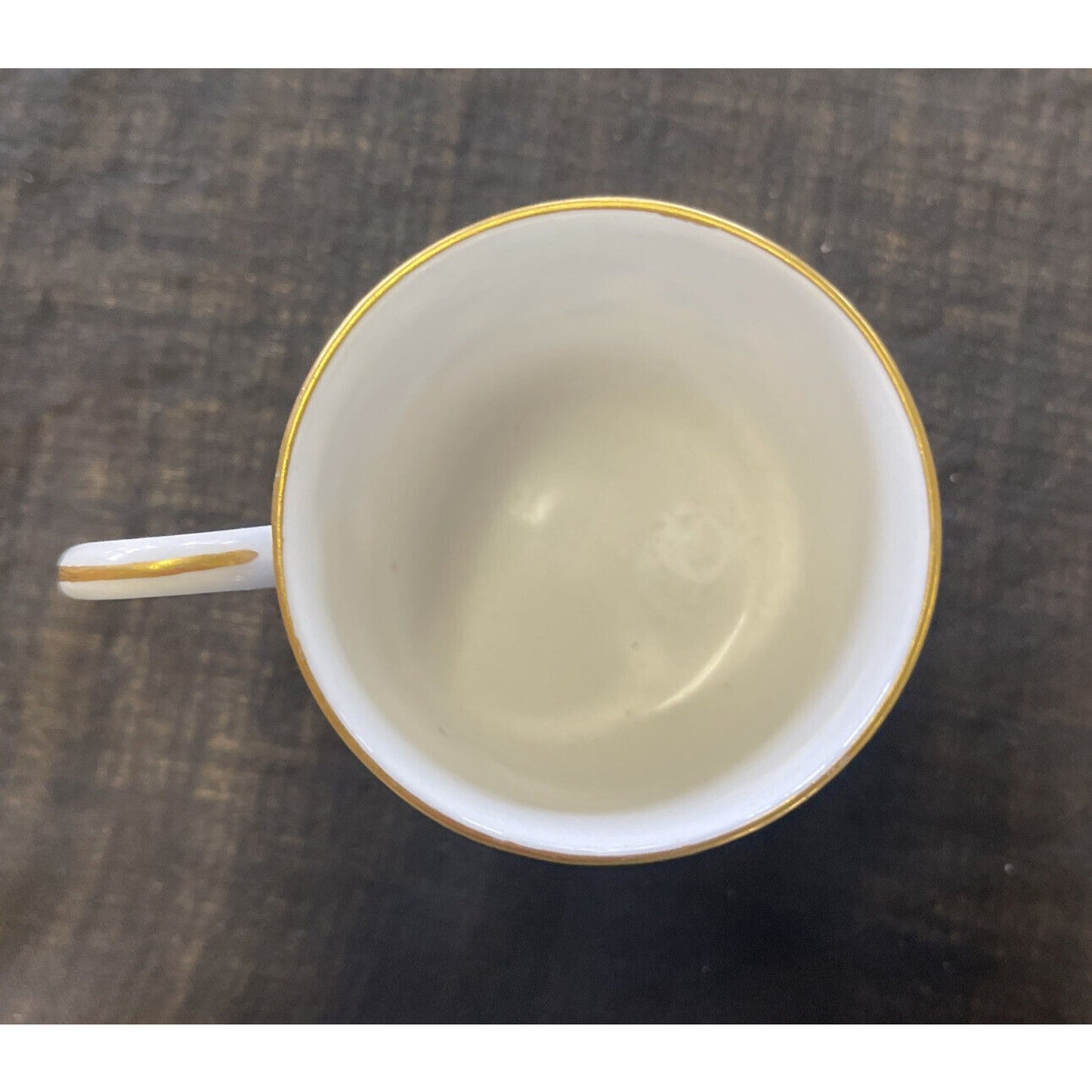 Royal Worcester Blue Floral with Gold Trim Demitasse Cup and Saucer circa 1893