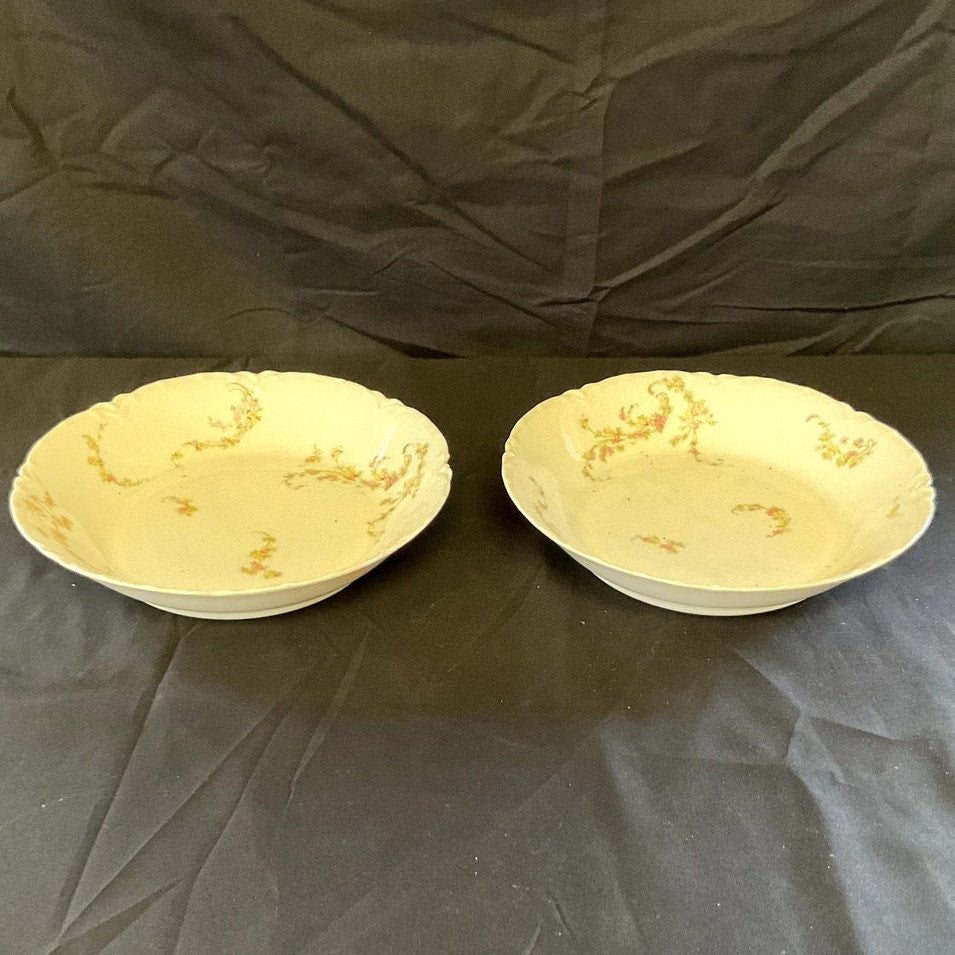 Haviland Limoges Soup Bowls circa 1889 - 1931 - Set of 2