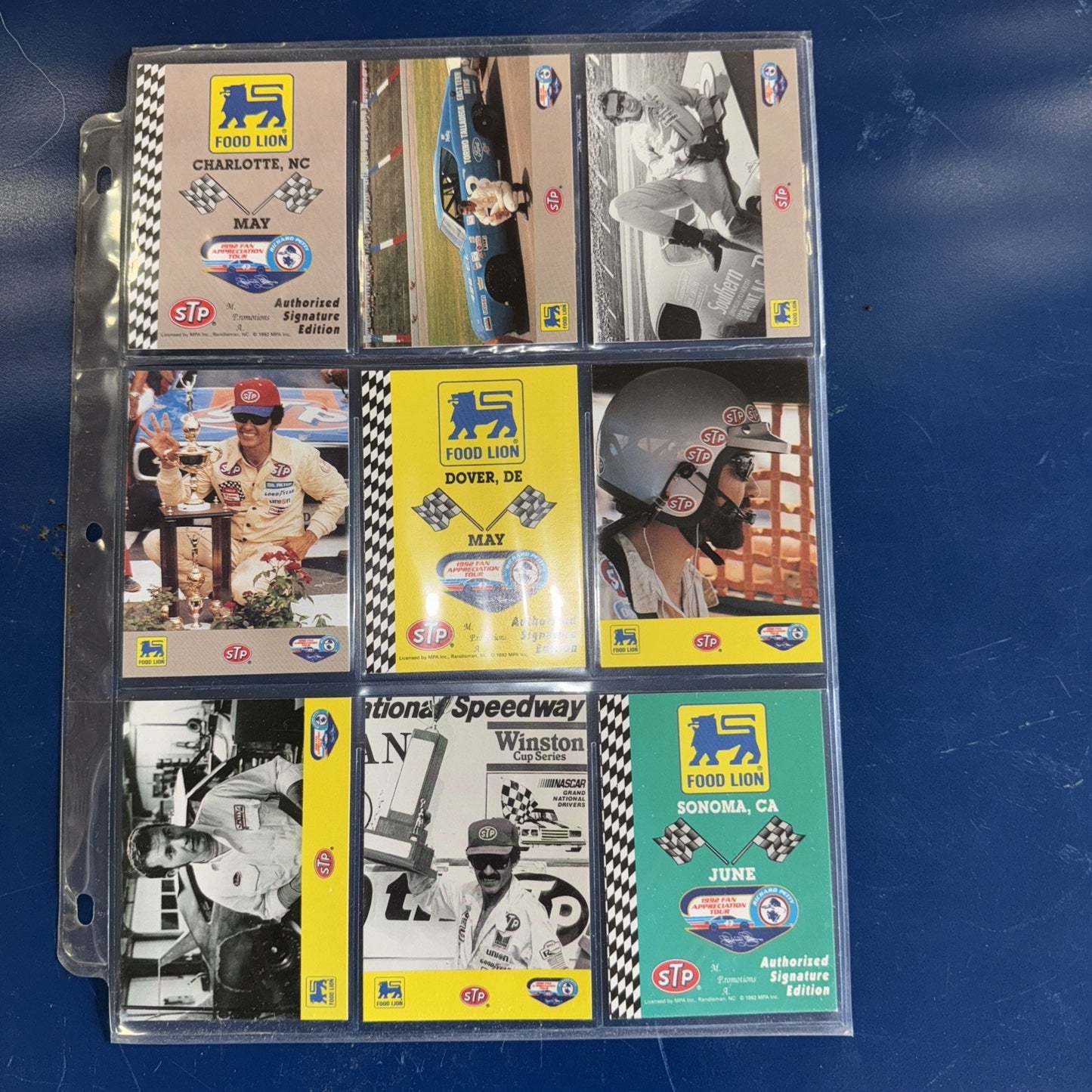 1992 NASCAR Food Lion Richard Petty 116 Card Set in Sleeves RARE Collector