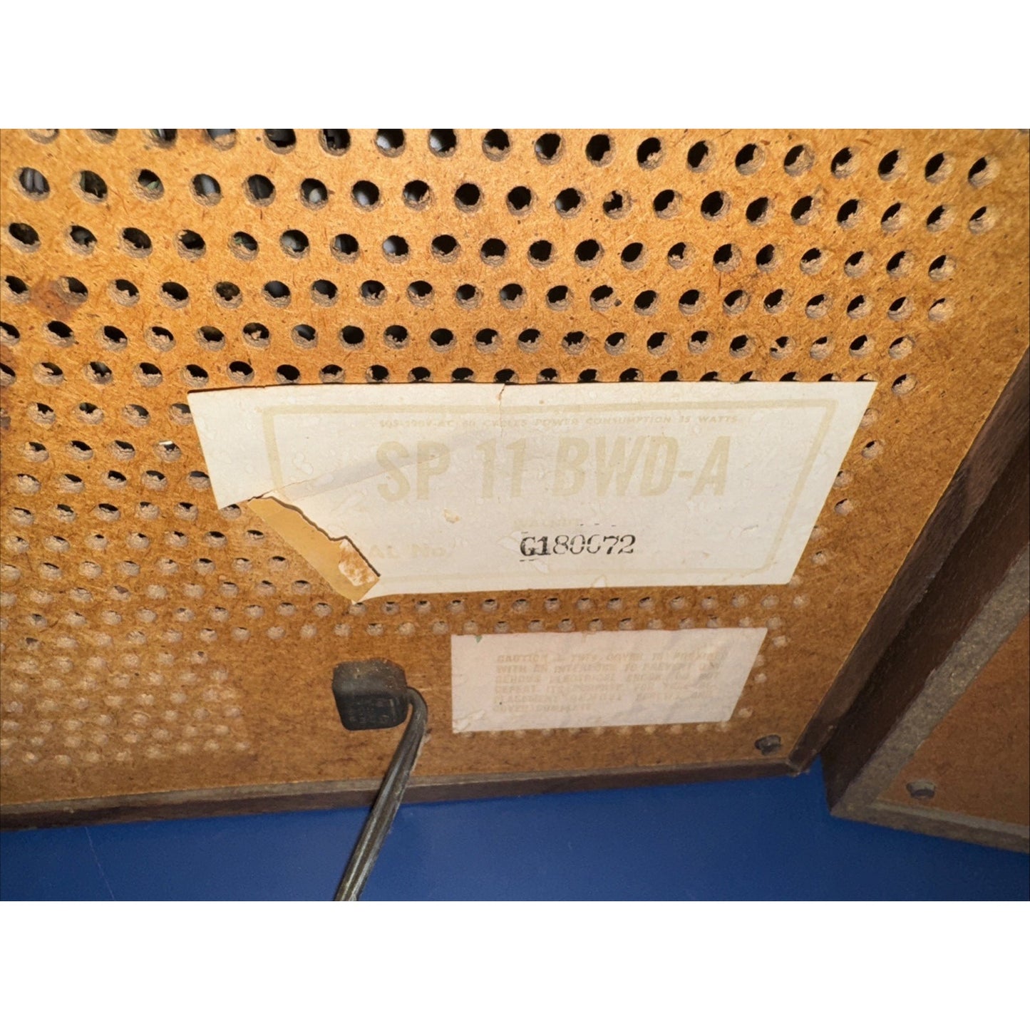 Vintage GE Porta-Fi SP-20B Wireless Amplified Speaker – Powers On