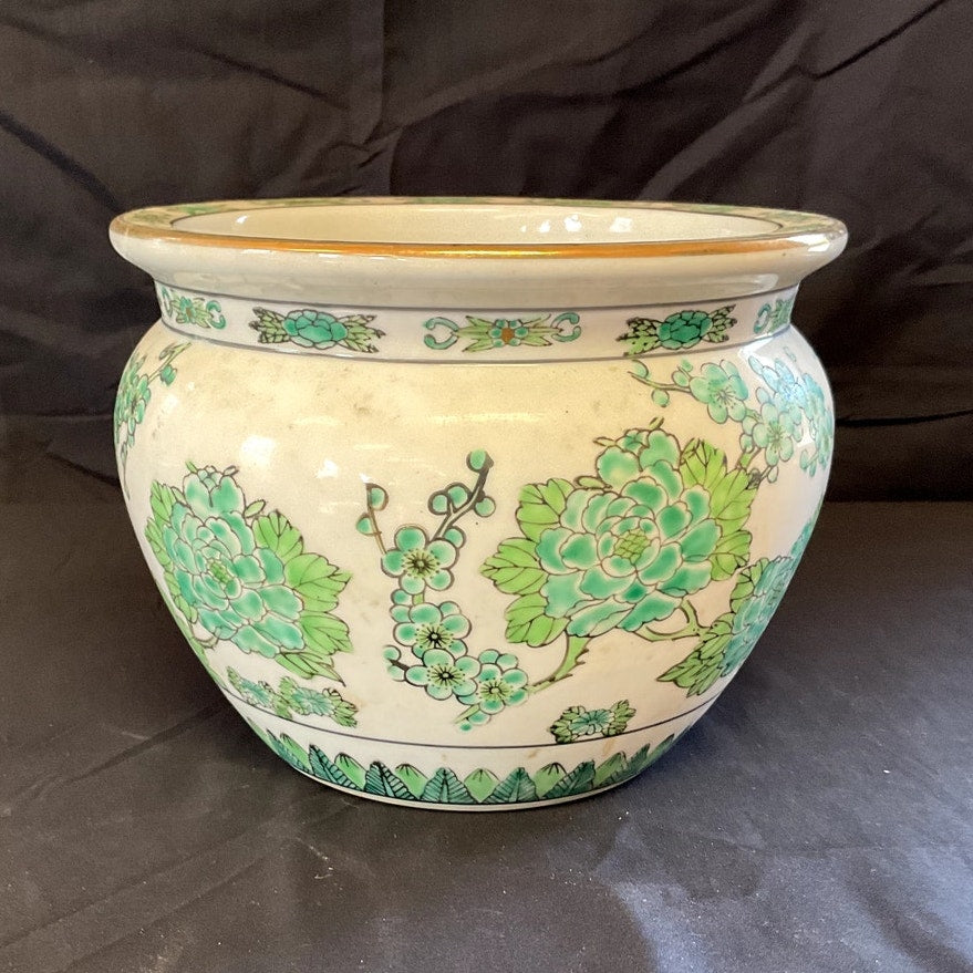Vintage 1970s Imari Cache Pot
