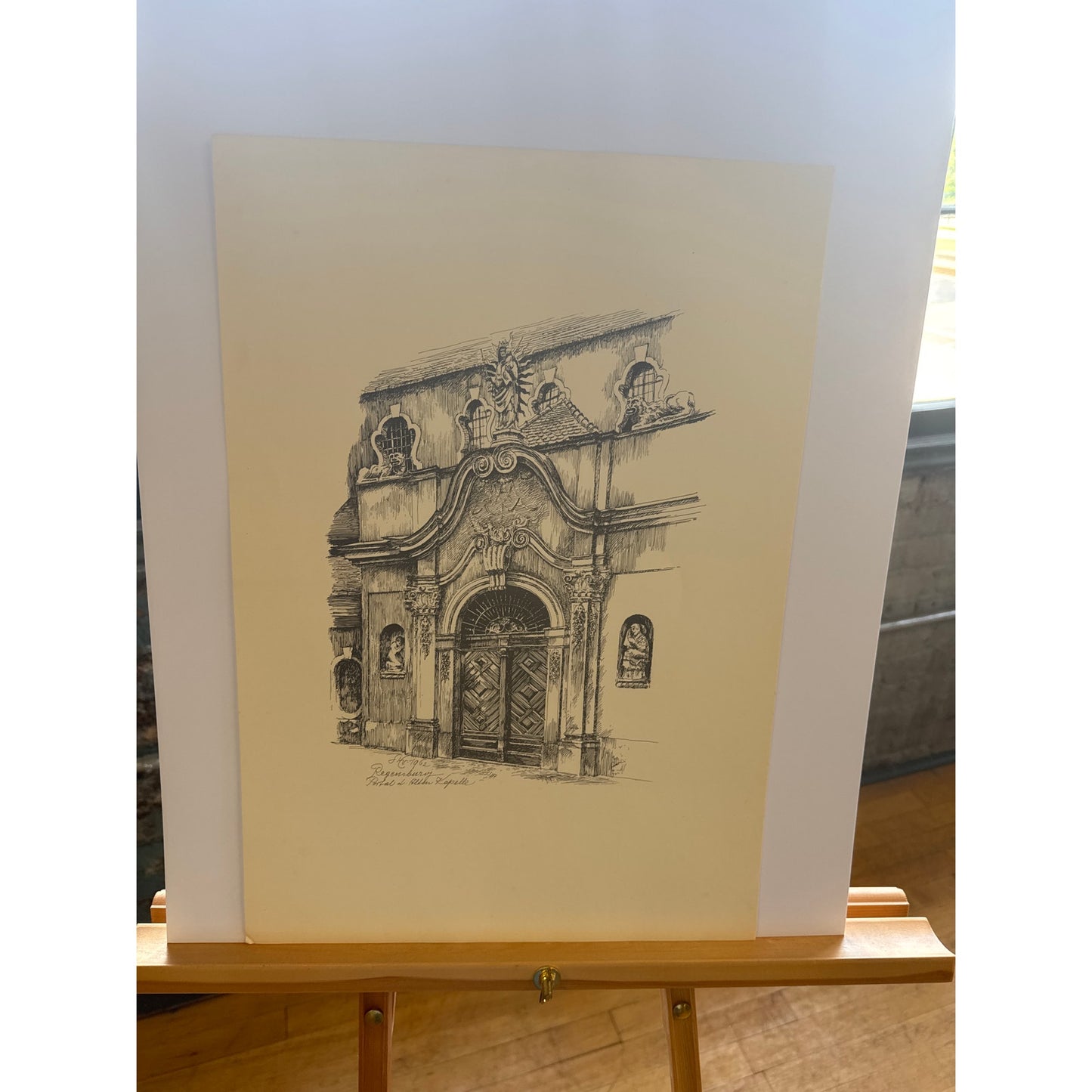 1960s Regensburg Drawings by Franz Emer – Folder II, 11 Signed Prints