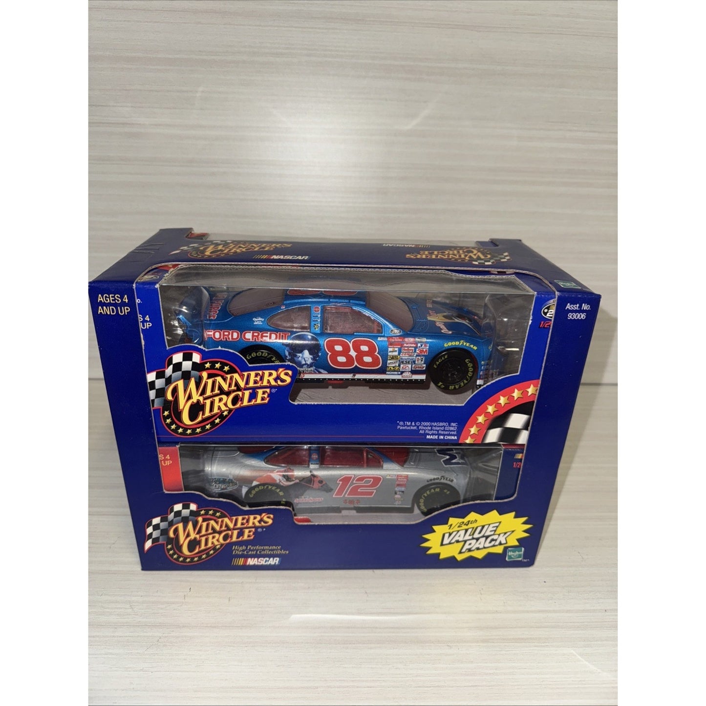 Winner's Circle 1:24 Die Cast #88 Ford Credit #12 Derby Value Pack NASCAR NIB