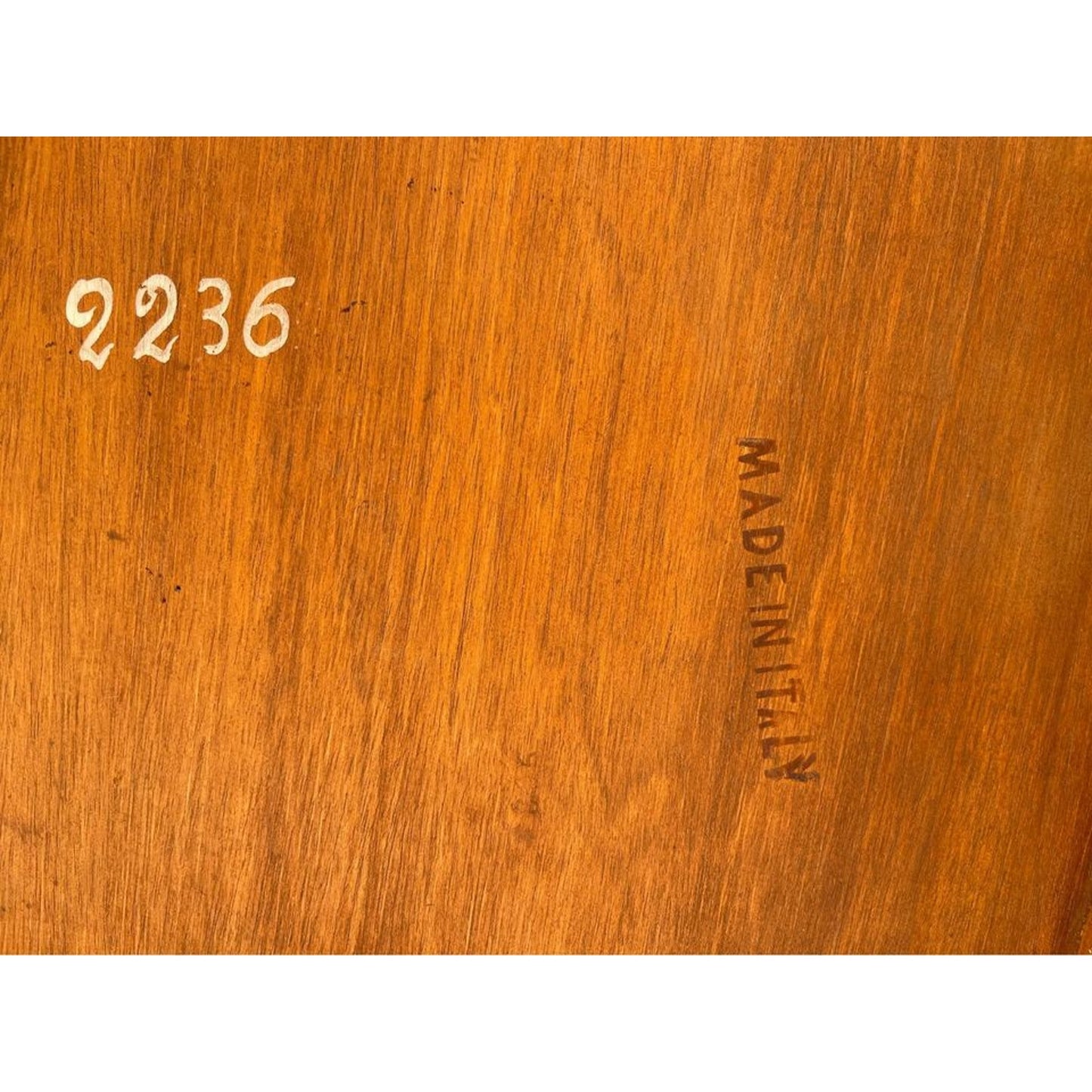 Italian Walnut Country Parquet Inlay Dining Table
