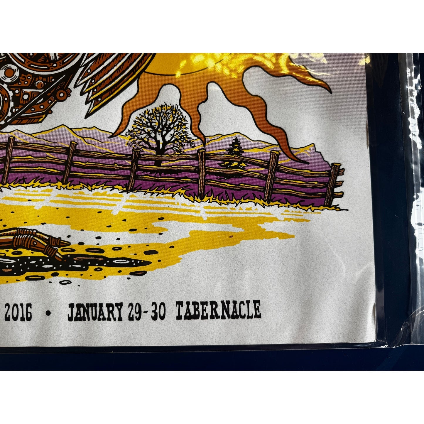 Moe Concert Poster – Terminal West & Tabernacle Atlanta – Jan 28–30, 2016 –24x18
