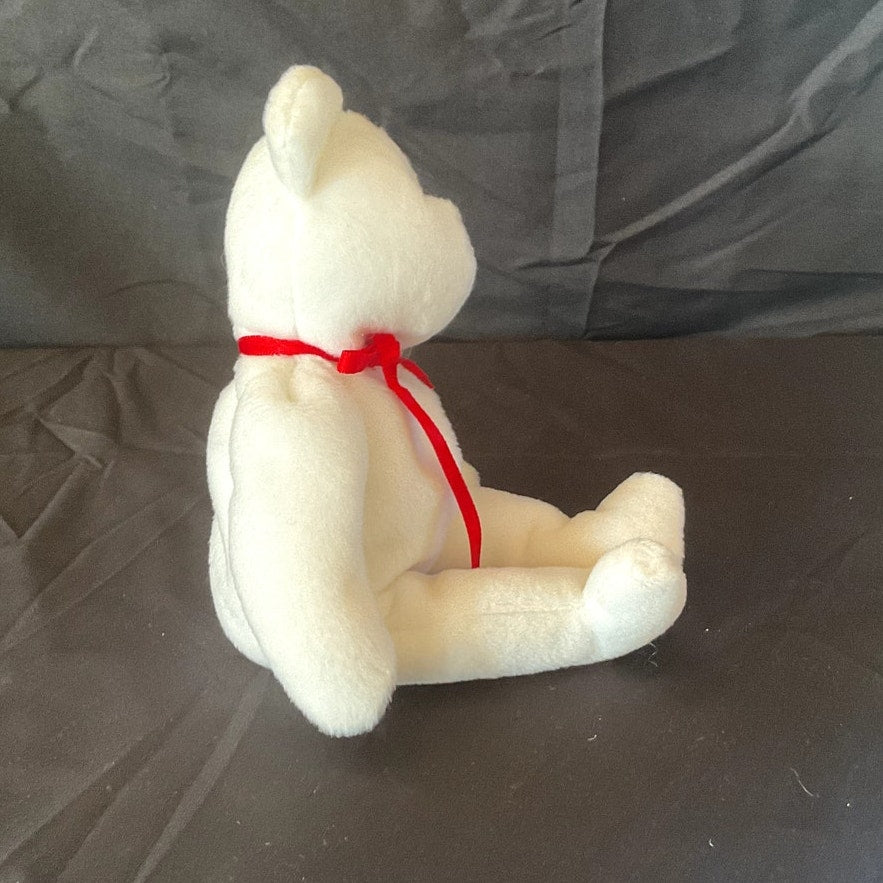 (Rare) Vintage + Collectible TY Beanie Baby - "Valentino," 1994, w Errors