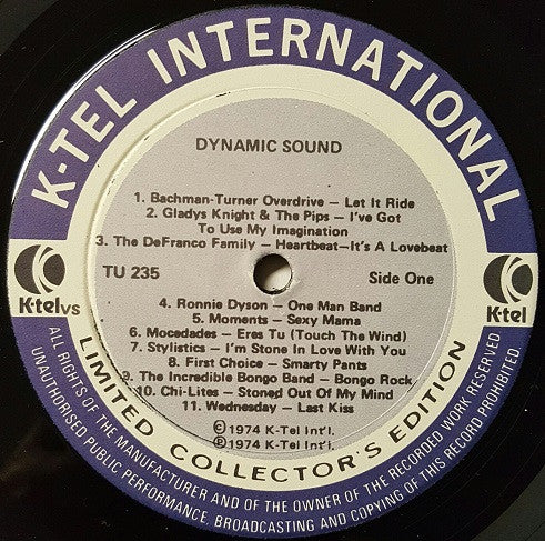 Various : Dynamic Sound (LP,Album,Compilation)