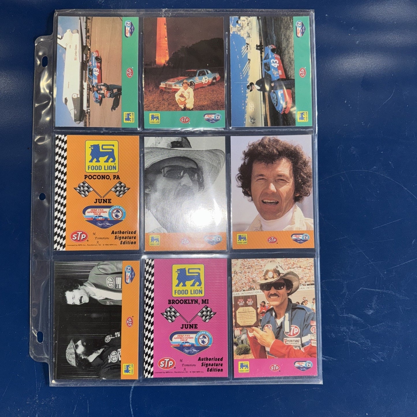 1992 NASCAR Food Lion Richard Petty 116 Card Set in Sleeves RARE Collector