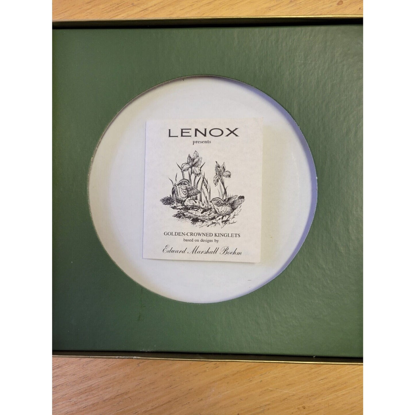 Lenox Boehm Kinglets Bone China Plate