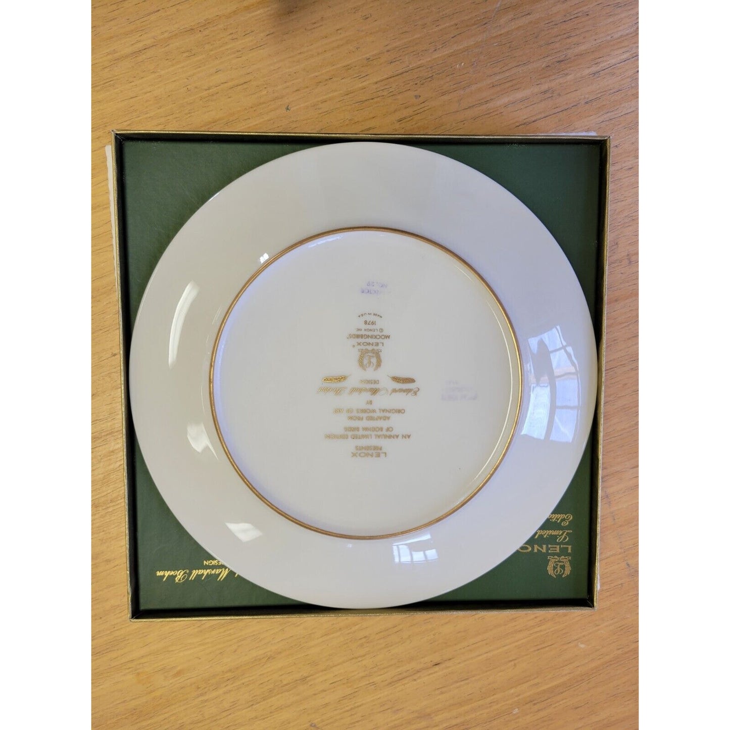 Lenox Boehm Bone China Collectible Mockingbird Plate
