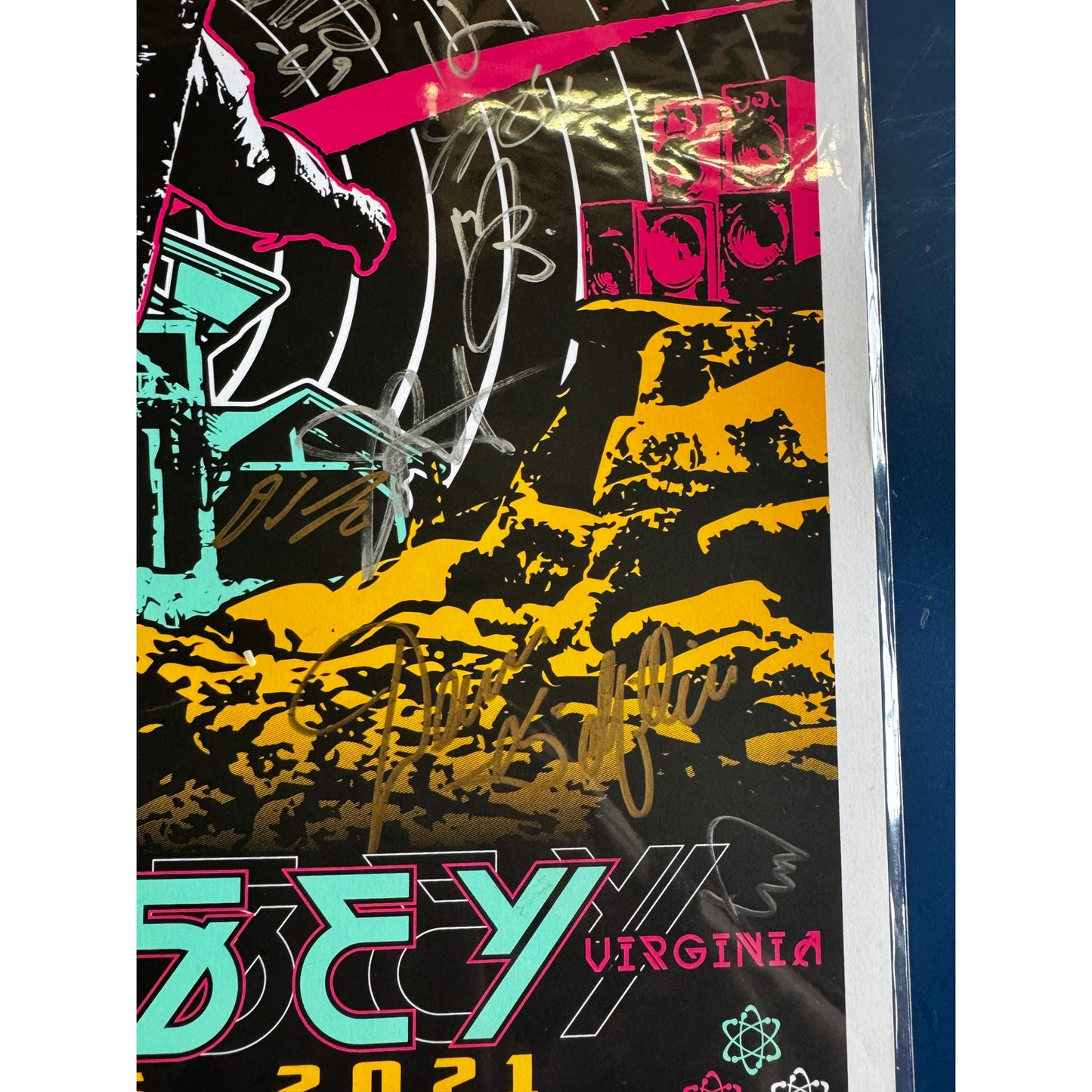 Floyd Fest Odyssey Poster – Signed by Artists – July 21–25, 2021 – 24x18
