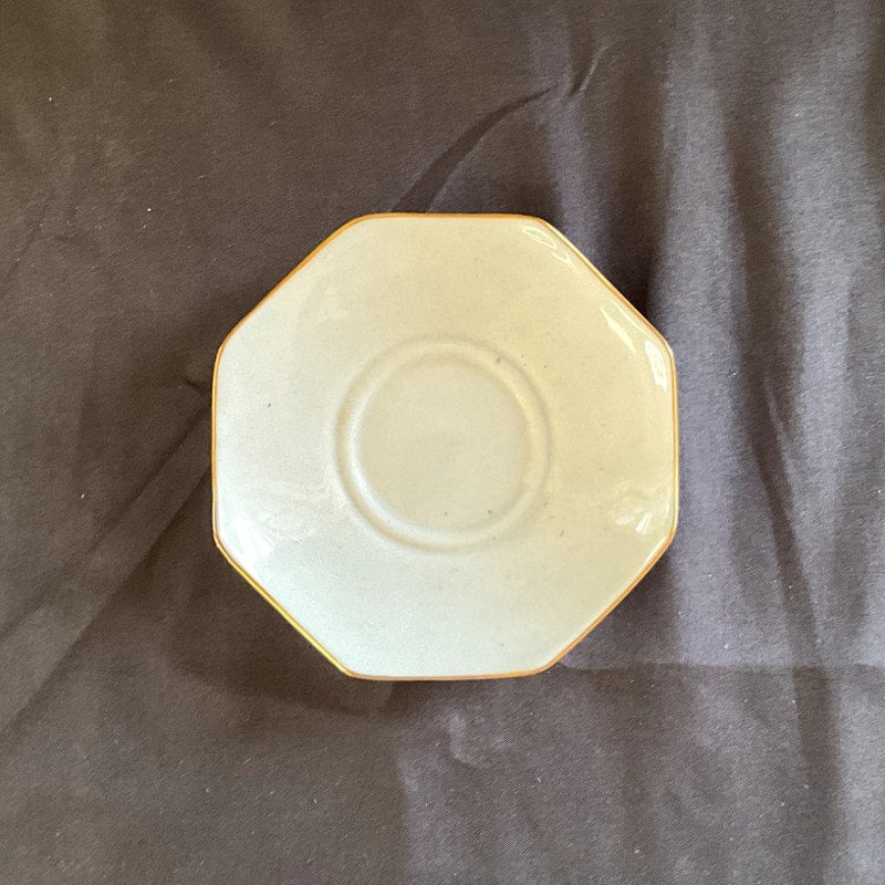 Royal Crest China Demitasse Light Blue w/ Gold Trim Cup & Saucer - Set of 5