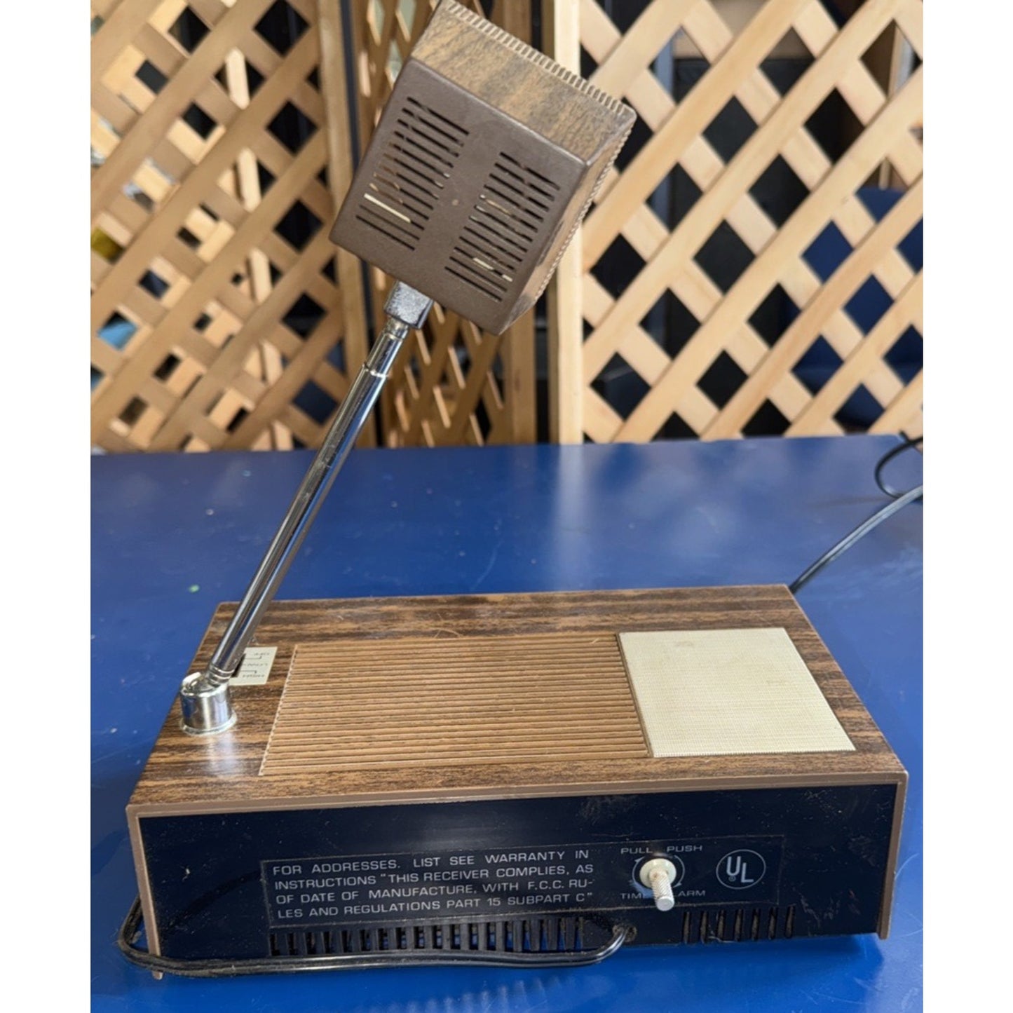 Vintage Penncrest Solid State Radio Model 3080 With Lamp Alarm Will Not Set