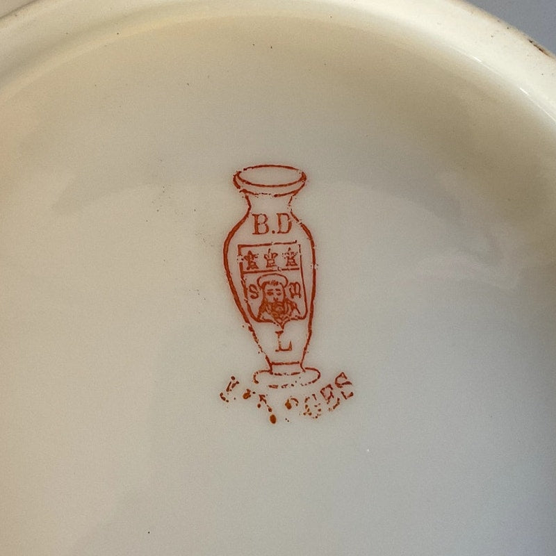Rare Antique Limoges Bawo & Dotter Hand Painted Saucer
