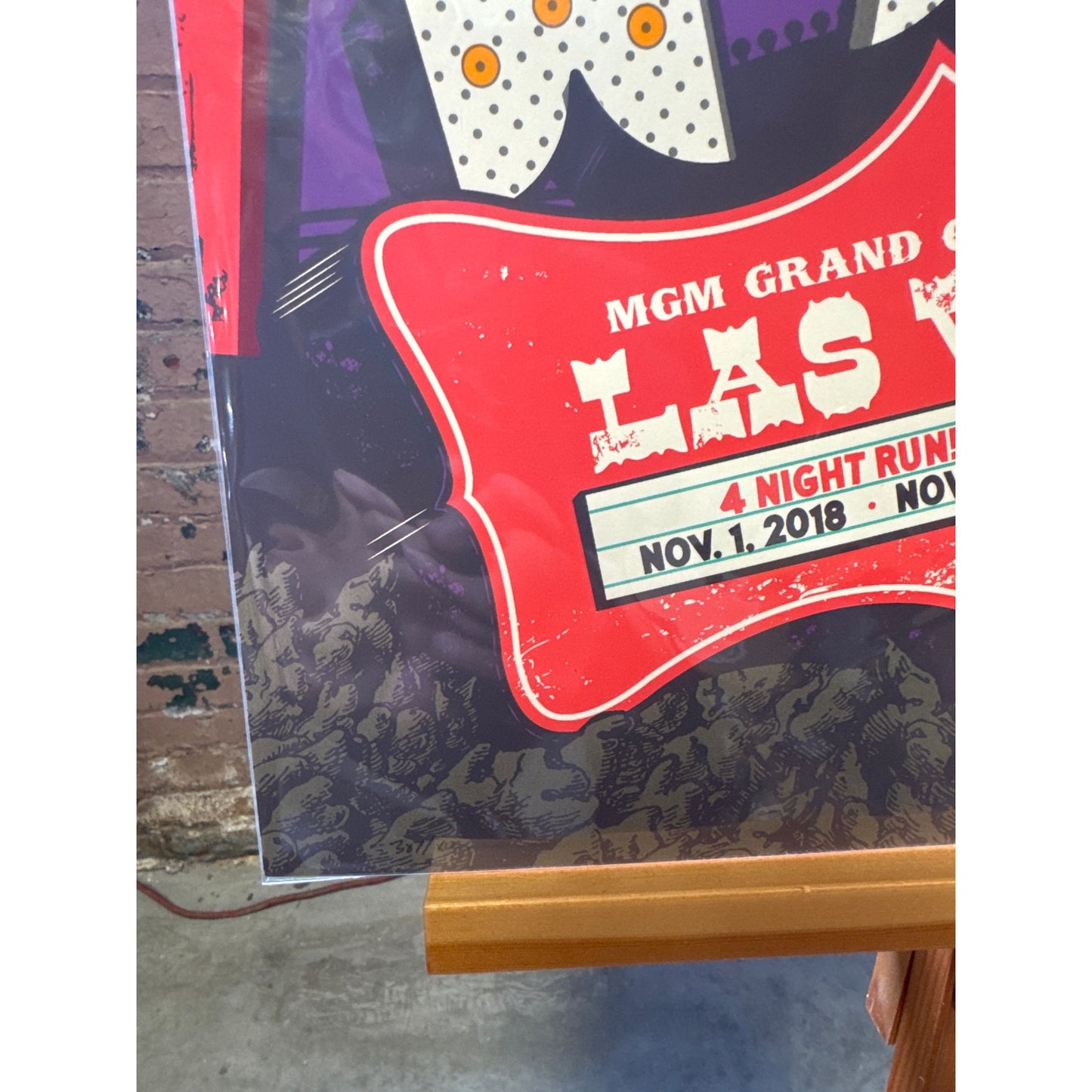 Phish 10/31/18 Vegas Helton Poster 301 of 600