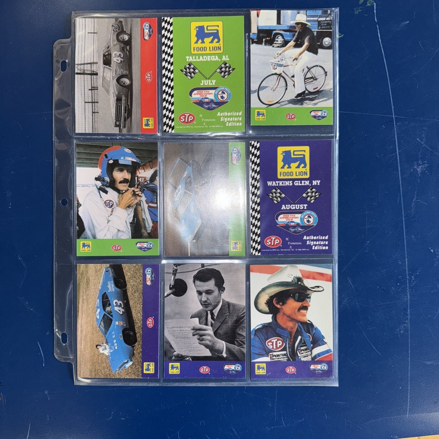 1992 NASCAR Food Lion Richard Petty 116 Card Set in Sleeves RARE Collector