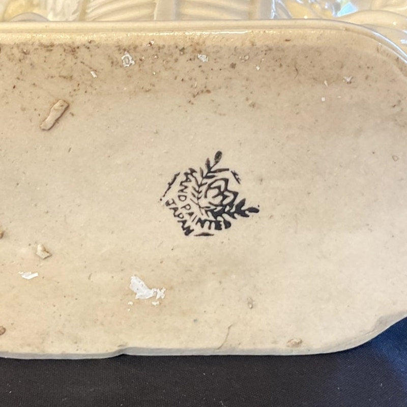 Vintage Japanese Porcelain Cherub Vases - Pair