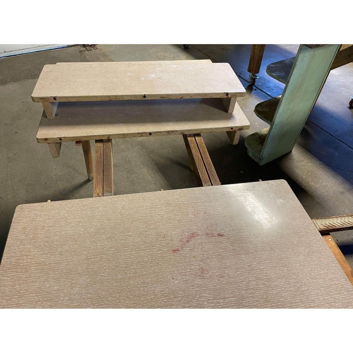 Mcm Kitchen Table with Drop Leaf 55 1/2"� X 29 3/4" With Leaf