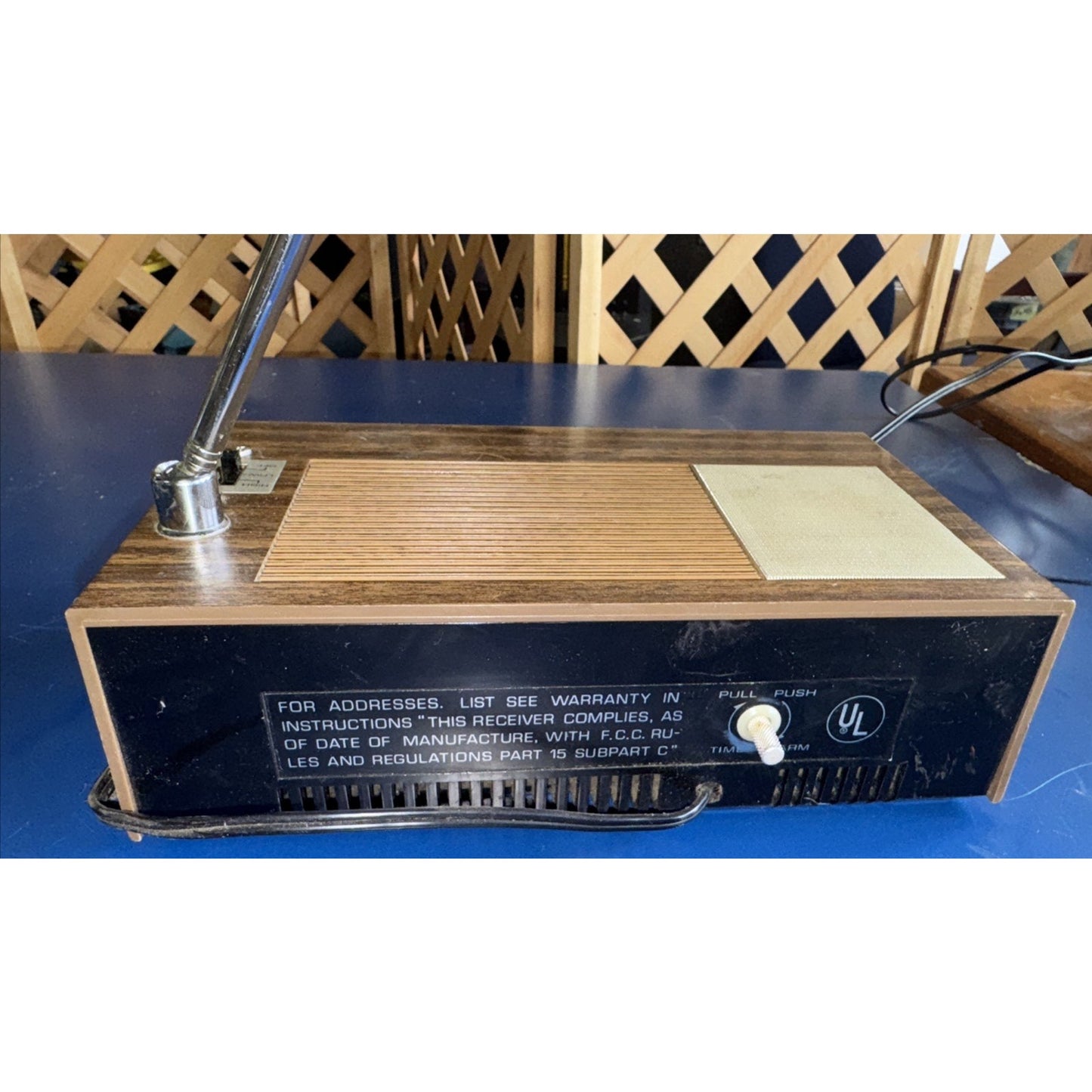Vintage Penncrest Solid State Radio Model 3080 With Lamp Alarm Will Not Set