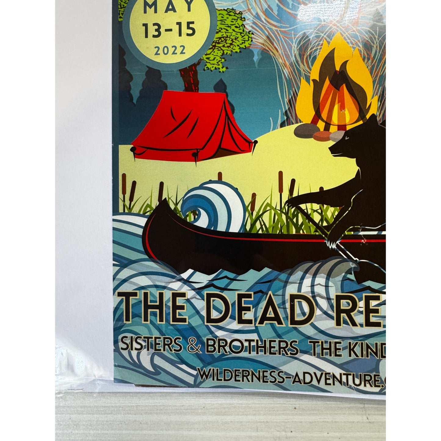 17" x 11"-Camp Reckoning-05-13-22 - 05-15-22-New Castle, Va-Festival Poster