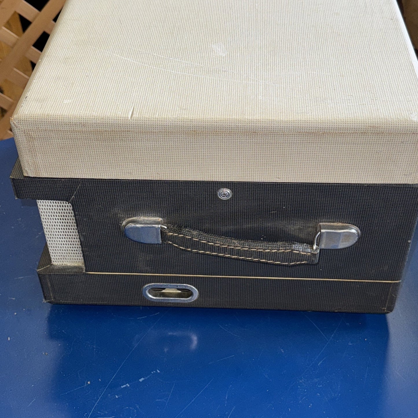 Vtg The Voice Of Music 714 Tape-O-Matic Reel-To-Reel Tape Recorder/Player W/ Mic