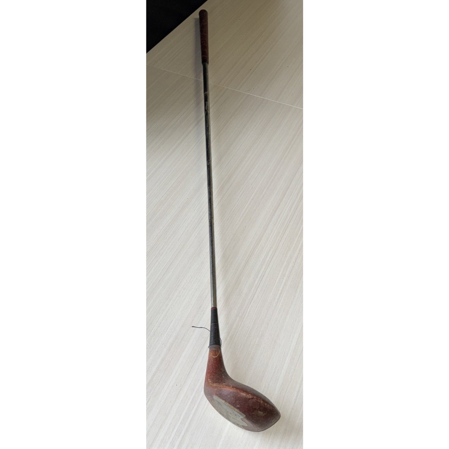 Vintage Spalding #1 Wood 4345 RH Mens Golf Club Cracked Head Fair Grip Shaft