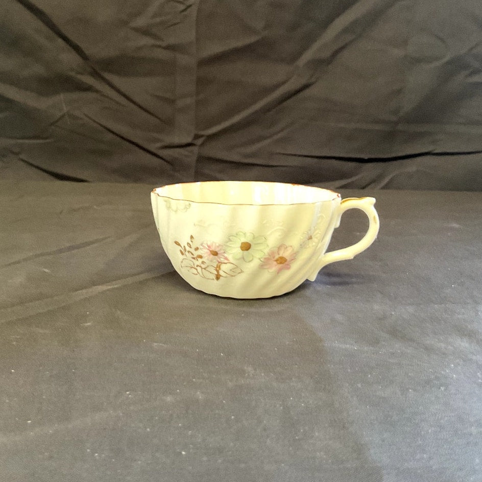 Antique Hand Painted Fine China Tea cup & Saucer