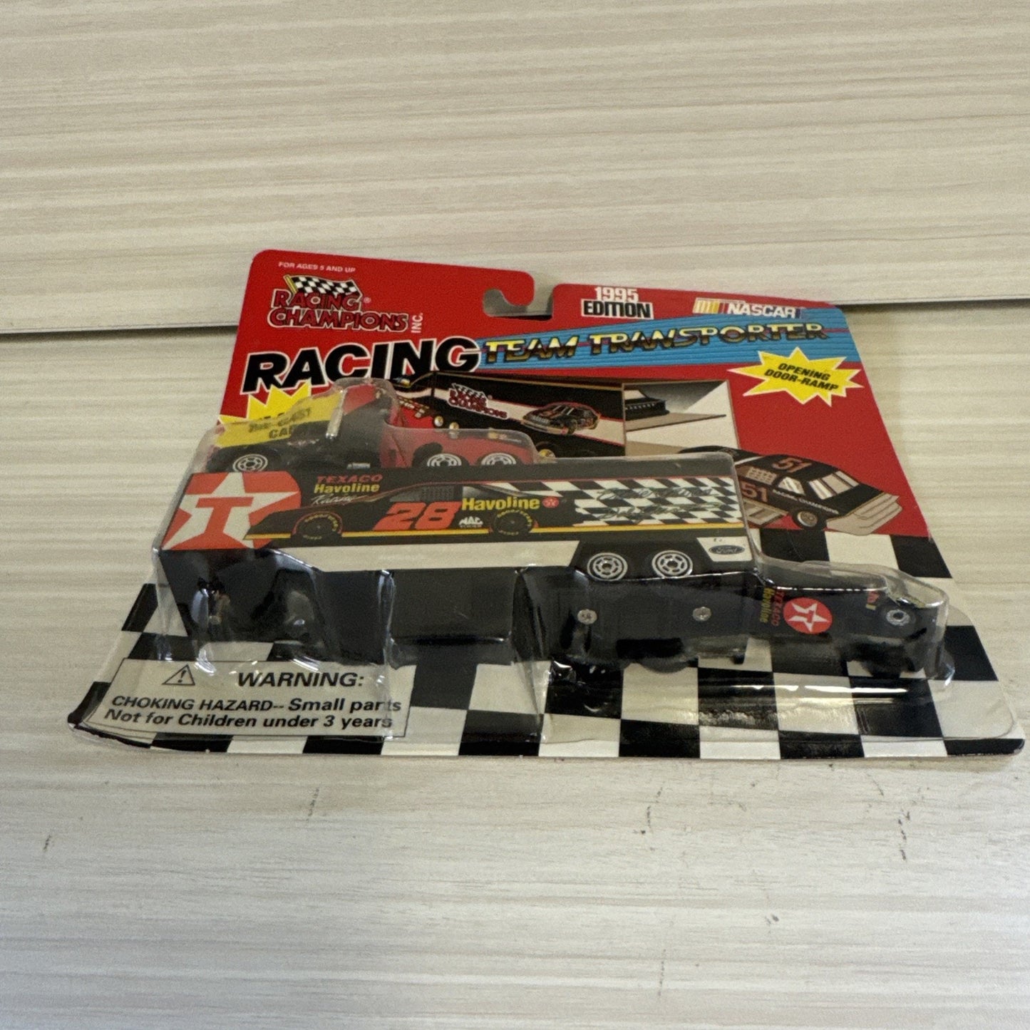 1995 Racing Champions NASCAR Transporter #28 Texaco Havoline Team – NIB Vintage