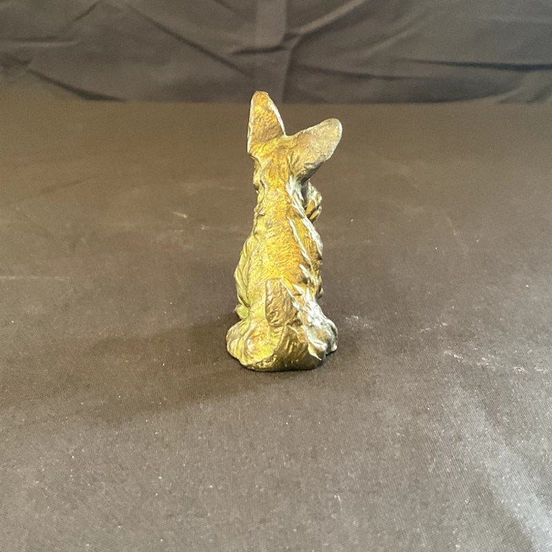 Scottie Dog Metal Figurine