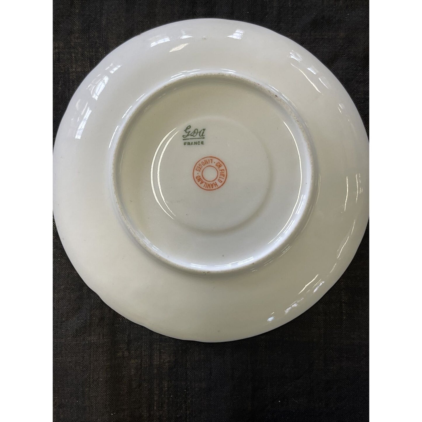 Antique GDM Hand Painted Floral Pattern Demitasse Cup and Saucer circa 1902