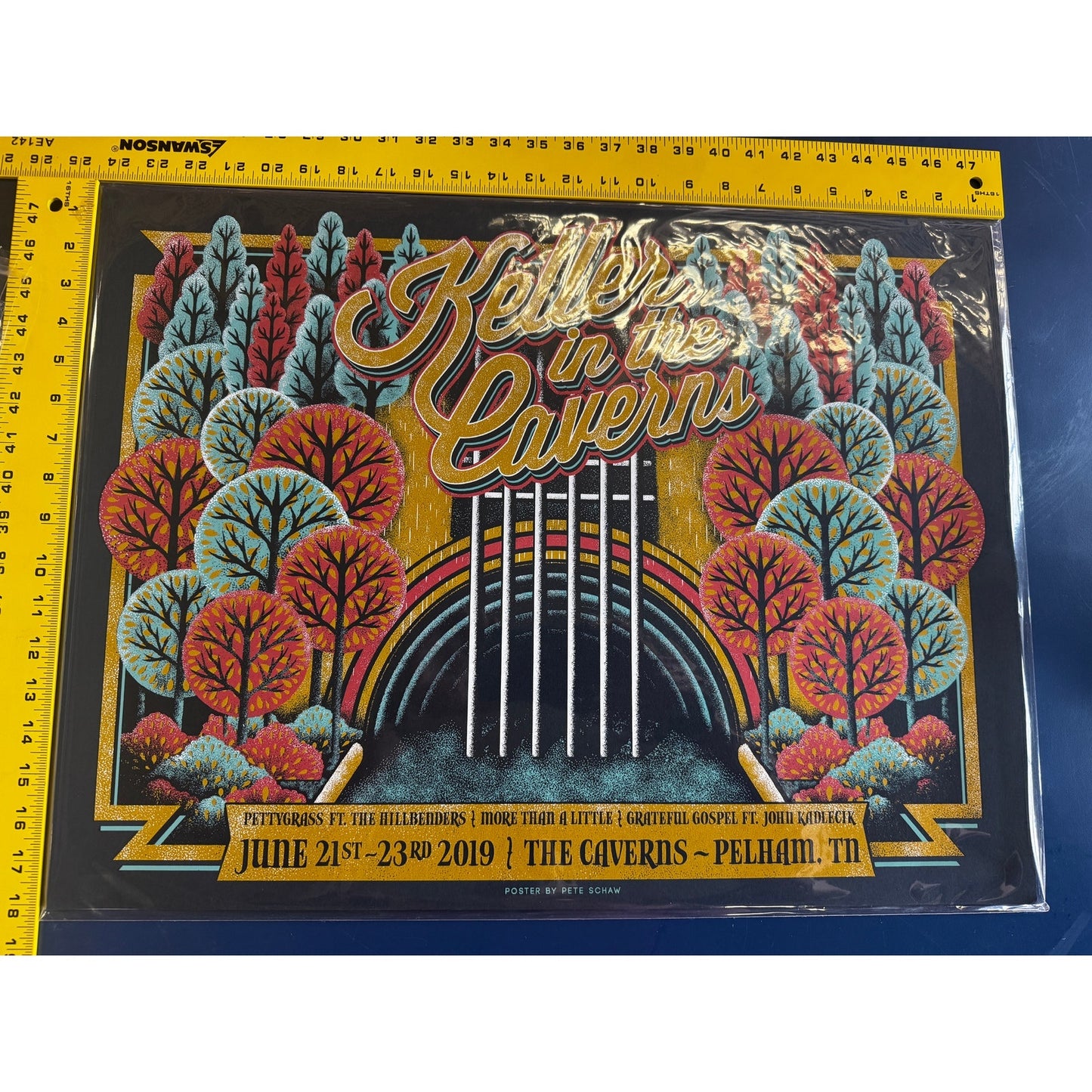 Keller Williams Concert Poster – The Caverns Pelham TN – June 21–23, 2019